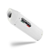Exhaust compatible with Benelli Trk 502 2021-2024, Albus Evo4, Homologated legal slip-on exhaust including removable db killer, link pipe and catalyst