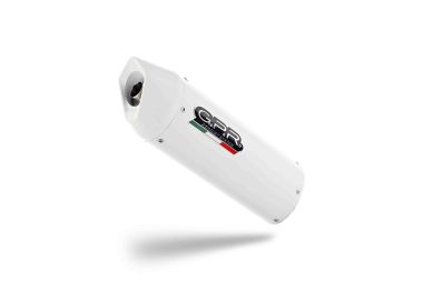 Exhaust compatible with Honda Cb 650 F 2014-2016, Albus Ceramic, Homologated legal full system exhaust, including removable db killer