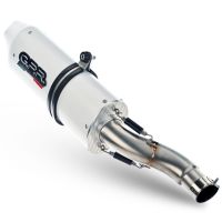 Esapament GPR compatibil cu Bmw K 1300 S -R  2009 Evacuare slip-on omologata, inclusiv db killer detașabil, cot de legătură și catalizator,Albus Ceramic