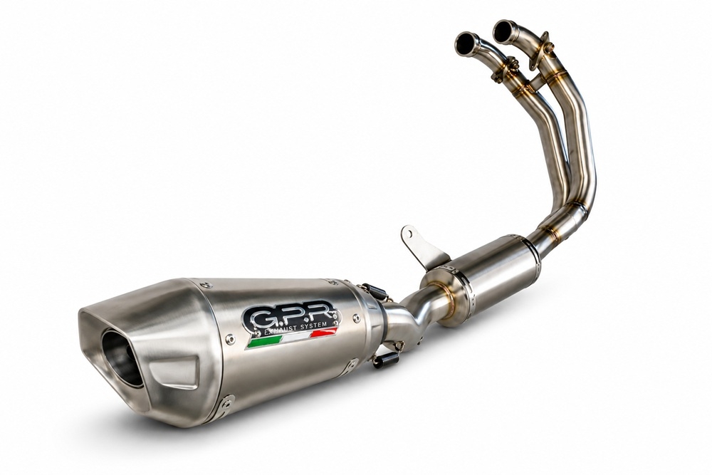 GPR exhaust compatible with Aprilia TUONO 660 2021-2024, GP-Revo Titanium, Racing full system exhaust, including removable db killer 