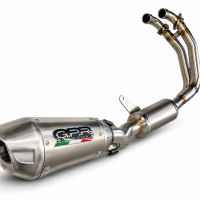 GPR exhaust compatible with Aprilia RS 660 2021-2024, GP-Revo Titanium, Racing full system exhaust, including removable db killer 