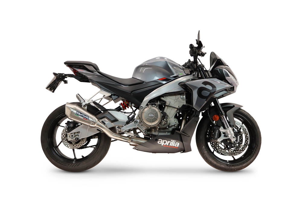 GPR exhaust compatible with Aprilia TUONO 660 2021-2024, GP-Revo Titanium, Racing full system exhaust, including removable db killer 