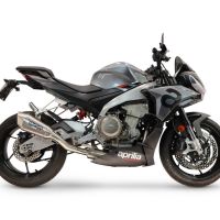 GPR exhaust compatible with Aprilia TUONO 660 2021-2024, GP-Revo Titanium, Racing full system exhaust, including removable db killer 