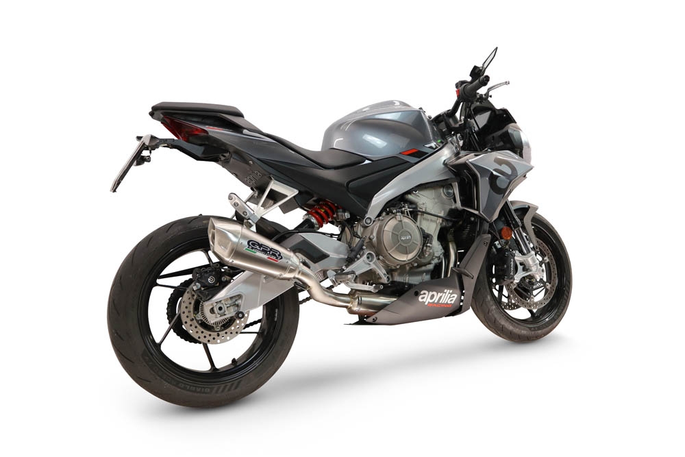 GPR exhaust compatible with Aprilia TUONO 660 2021-2024, GP-Revo Titanium, Racing full system exhaust, including removable db killer 