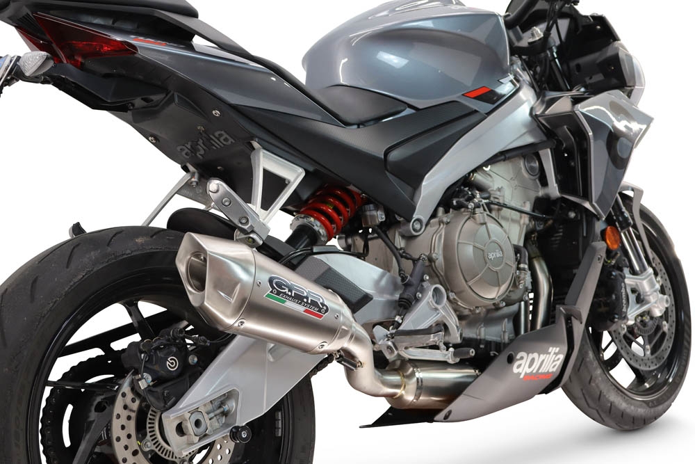 GPR exhaust compatible with Aprilia TUONO 660 2021-2024, GP-Revo Titanium, Racing full system exhaust, including removable db killer 