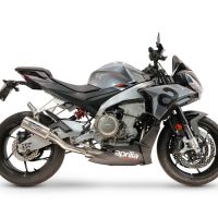 GPR exhaust compatible with Aprilia TUONO 660 2021-2024, M3 Inox , Homologated legal full system exhaust, including removable db killer and catalyst 