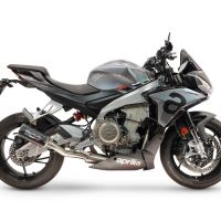 GPR exhaust compatible with Aprilia TUONO 660 2025-2026, M3 Black Titanium, Racing full system exhaust, including removable db killer 