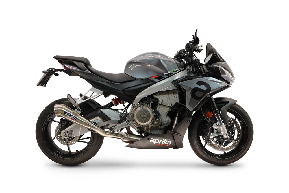 GPR exhaust compatible with Aprilia RS 660 2021-2024, Powercone Evo, Racing full system exhaust, including removable db killer 