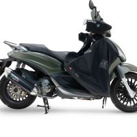 Esapament GPR compatibil cu Piaggio Beverly 300 I.E. ABS - S - Police  2016 Sistem complet de evacuare legal omologat, inclusiv db killer detașabil,Furore-X Scooter