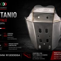 GPR TECH compatible with  Bmw R 1200 Gs 2010/2012 GPR TECH Titanium Skid plate 