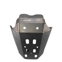 TECH ile uyumlu  Bmw R 1200 Gs Adventure 2014/2016 e3  Placă de protecție din titan 