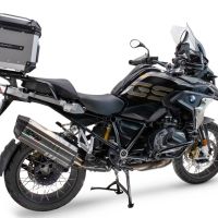 Top case GPR TECH  Bmw R 1250 Gs 2019/2020 e4 Zilver Topcase din aluminiu, culoare argintie, cu placă specifică inclusă Capacitate 35 litri.