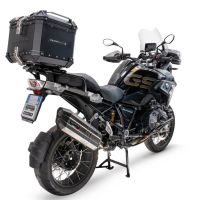 Top case GPR TECH compatible with  Bmw R 1250 Gs 2021/2024 e5 GPR TECH Top case in aluminum, black color with specific plate included Capacity 55 LT.