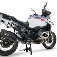Esapament GPR compatibil cu Bmw R 1300 GS Adventure 2024 Evacuare slip-on omologata, inclusiv db killer detașabil și cot de legătură,Hyper Sonic Black Titanium