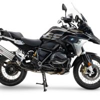 Esapament GPR compatibil cu Bmw R 1250 Gs -Adventure 2019 Evacuare slip-on omologata, inclusiv db killer detașabil și cot de legătură,Furore-X Titanio