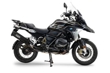 Esapament GPR compatibil cu Bmw R 1250 Gs -Adventure 2019 Evacuare slip-on omologata, inclusiv db killer detașabil și cot de legătură,Furore-X Titanio Nero