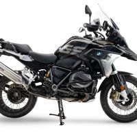 Esapament GPR compatibil cu Bmw R 1250 Gs -Adventure 2021 Evacuare slip-on omologata, inclusiv db killer detașabil și cot de legătură,Furore-X Acciaio Inox