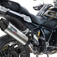 Esapament GPR compatibil cu Bmw R 1250 Gs -Adventure 2019 Evacuare slip-on omologata, inclusiv db killer detașabil și cot de legătură,Furore-X Titanio