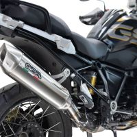 Esapament GPR compatibil cu Bmw R 1250 Gs -Adventure 2021 Evacuare slip-on omologata, inclusiv db killer detașabil și cot de legătură,Furore-X Acciaio Inox