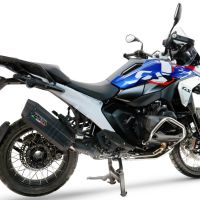 Esapament GPR compatibil cu Bmw R 1300 R / RS 2025 Evacuare slip-on omologata, inclusiv db killer detașabil și cot de legătură,Hyper Sonic Black Titanium