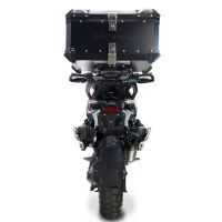 Top case GPR TECH compatible with  Bmw R 1300 GS Adventure 2024/2026 GPR TECH Top case in aluminum, silver color with specific plate included to mount on the original rear rack Capacity 55 LT.