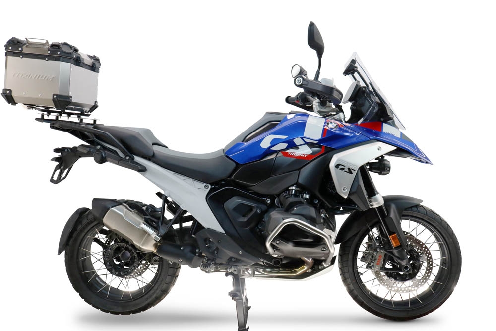  Bmw R 1300 GS 2024/2026 GPR TECH Top case in Titanium , Titanium Natural color with specific plate included Capacity 35 LT.