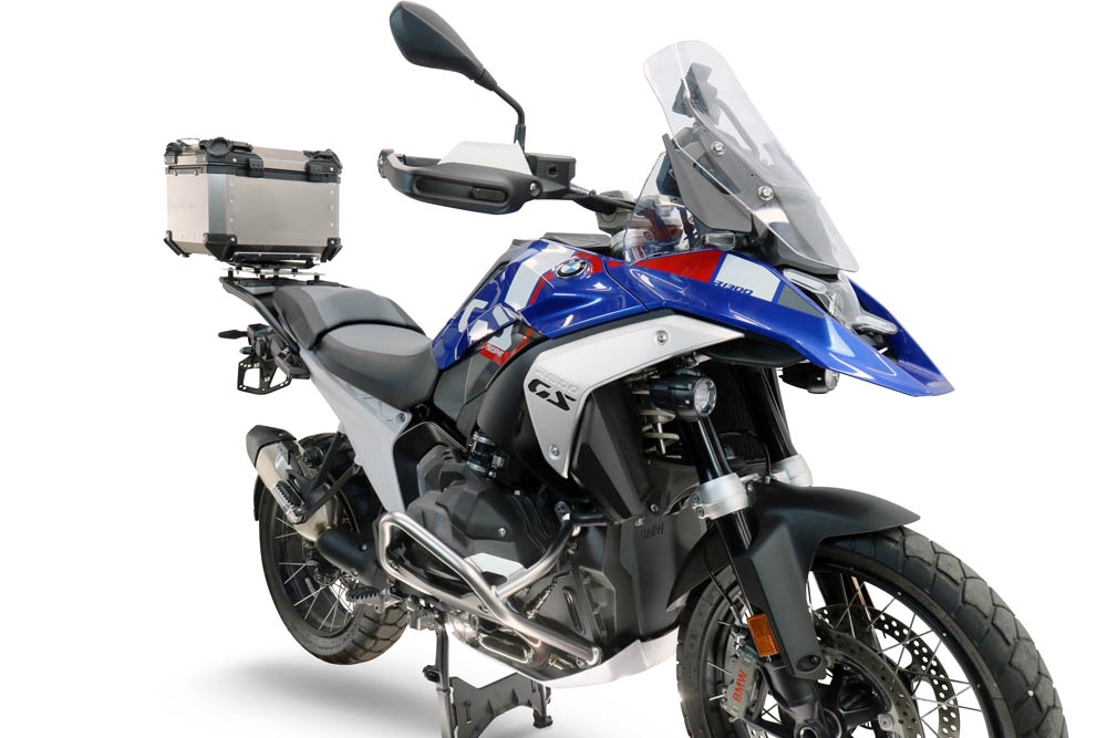  Bmw R 1300 GS 2024/2026 GPR TECH Top case in Titanium , Titanium Natural color with specific plate included Capacity 35 LT.
