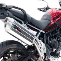Esapament GPR compatibil cu Triumph Tiger 900 GT / Pro / Rally Pro 2024 Evacuare slip-on omologata, inclusiv db killer detașabil și cot de legătură,Hyper Sonic Titanium