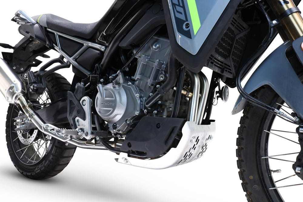 Esapament GPR compatibil cu Cf Moto 450 MT 2024 Teava decatalizator,Decatalizzatore