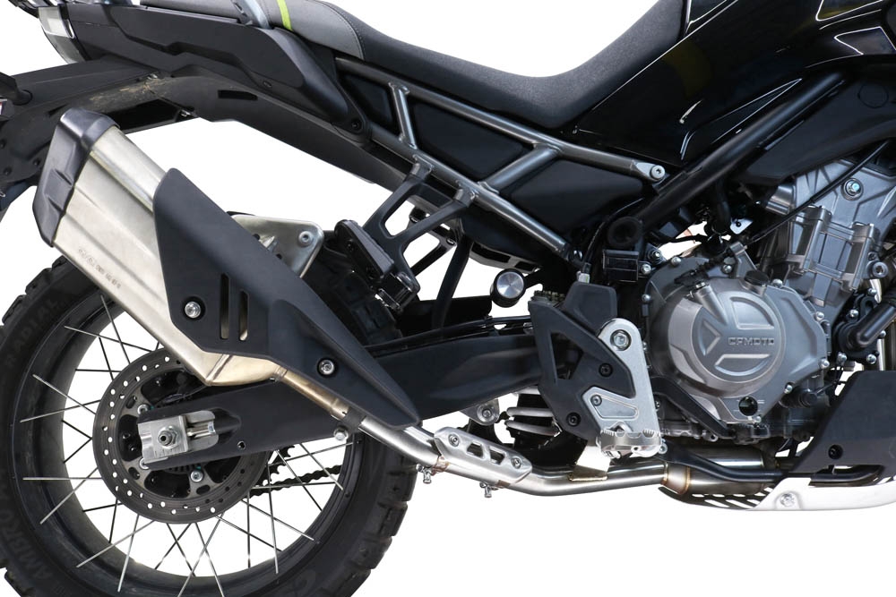 Esapament GPR compatibil cu Cf Moto 450 MT 2024 Teava decatalizator,Decatalizzatore