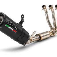 GPR exhaust compatible with Cf Moto 675SR-R 2024-2027, M3 Black Titanium, Racing full system exhaust, including removable db killer 