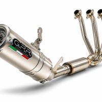 GPR exhaust compatible with Cf Moto 675NK 2024-2027, M3 Inox , Homologated legal full system exhaust, including removable db killer and catalyst 