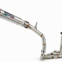 GPR exhaust compatible with Honda Cbr 600 Rr  2007-2023, Deeptone Inox, Racing full system exhaust, including removable db killer 