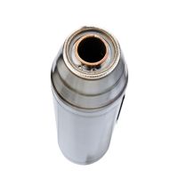 Esapament GPR compatibil cu Bmw S 1000 Rr  2009 Evacuare slip-on omologata, inclusiv db killer detașabil și cot de legătură,Deeptone Inox