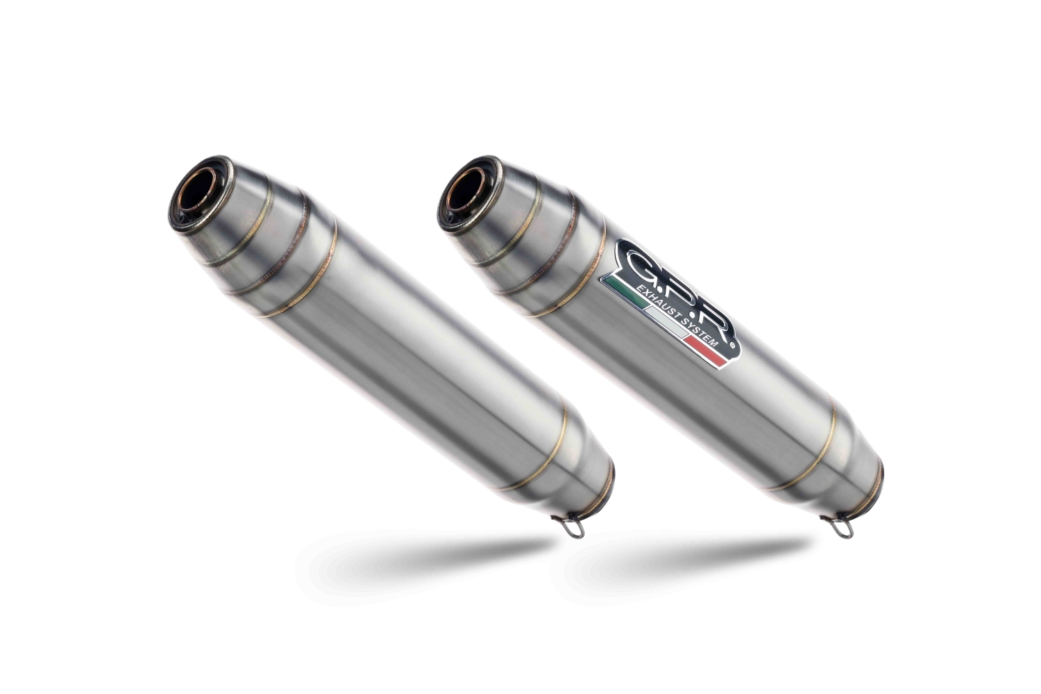 Esapament GPR compatibil cu Buell Xb 9 2003 Evacuare cu dublă omologare legală, inclusiv db killers și coturi de legătură detașabile,Deeptone Inox