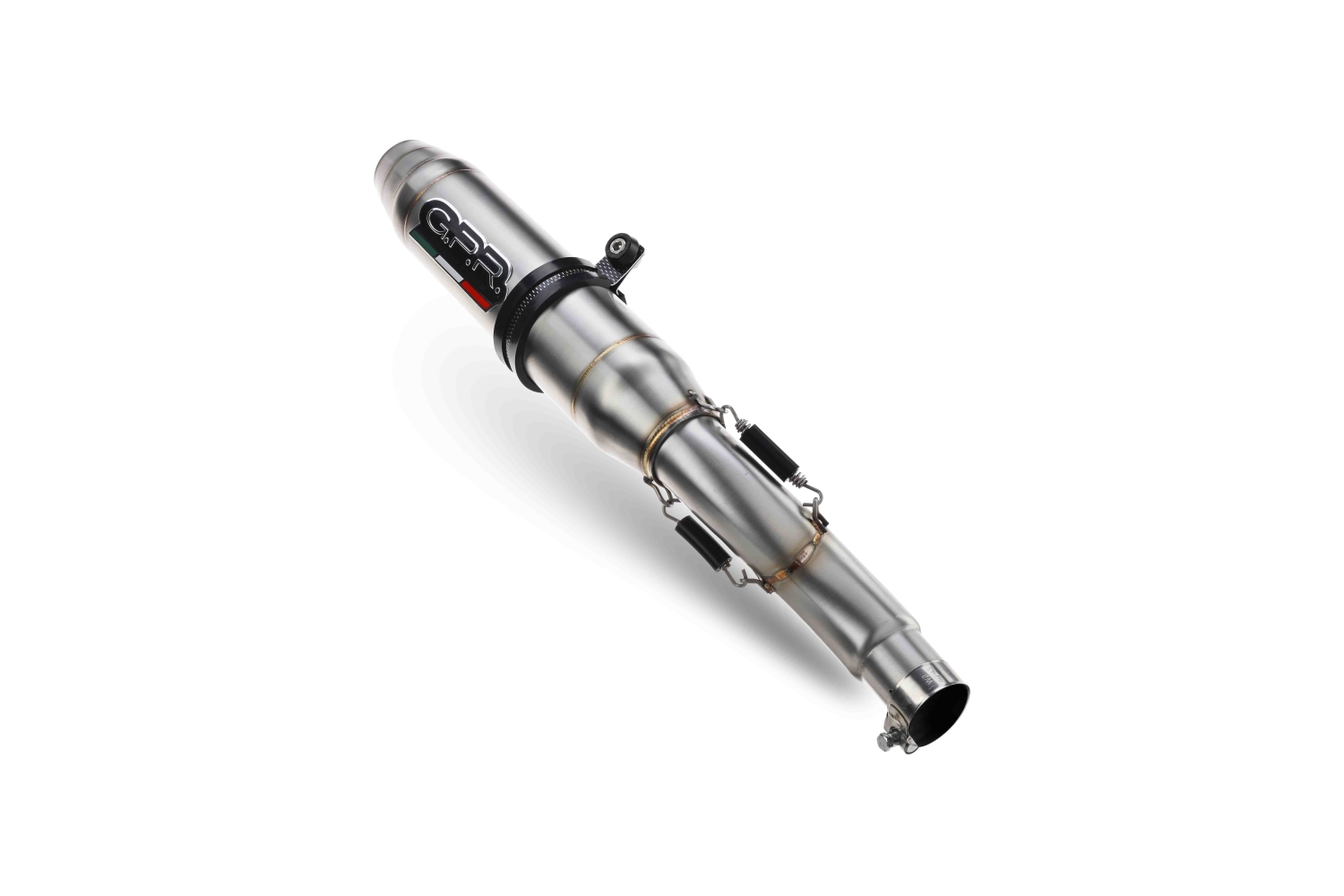 Esapament GPR compatibil cu Bmw S 1000 Rr  2009 Evacuare slip-on omologata, inclusiv db killer detașabil și cot de legătură,Deeptone Inox