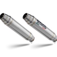 Esapament GPR compatibil cu Aprilia Dorsoduro 750  2008 Evacuare dublă de curse, inclusiv țevi de legătură,Deeptone Inox