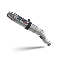 Esapament GPR compatibil cu Aprilia RS 4 125 2011 Sistem complet de evacuare legal omologat, inclusiv db killer și catalizator detașabil,Deeptone Inox
