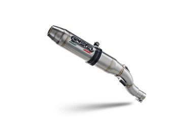 Exhaust compatible with Zontes Zt 310 2021-2024, Deeptone Inox, Homologated legal full system exhaust, including removable db killer and catalyst