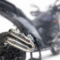 GPR exhaust compatible with Ducati Multistrada V4 - V4S 2025-2026, Deeptone Duplex, Dual Homologated legal slip-on exhaust including removable db killers and link pipes 