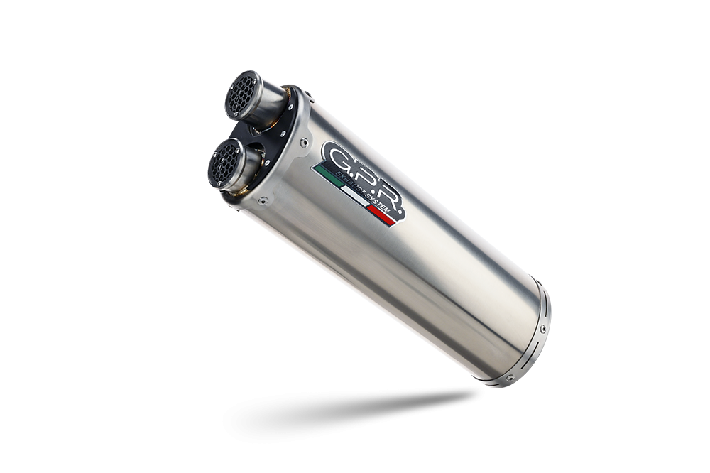 Esapament GPR compatibil cuKove 800X 2024 Evacuare slip-on de curse, inclusiv cot de legătură și dbkiller detașabil,Dual Inox