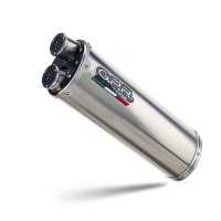 Esapament GPR compatibil cuKove 800X 2024 Evacuare slip-on de curse, inclusiv cot de legătură și dbkiller detașabil,Dual Inox