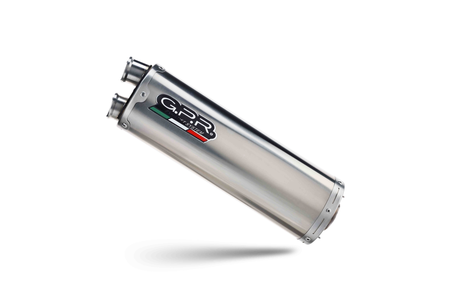 Exhaust compatible with Aprilia Tuareg 660 2021-2024, Dual Inox, Homologated legal slip-on exhaust including removable db killer and link pipe