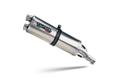 Exhaust compatible with Yamaha T-Max 560 2020-2021, Dual Inox, Homologated legal full system exhaust, including removable db killer and catalyst
