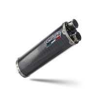 Esapament GPR compatibil cu Voge 650DSX 2021 Evacuare slip-on omologata, inclusiv db killer detașabil, cot de legătură și catalizator,Dual Poppy