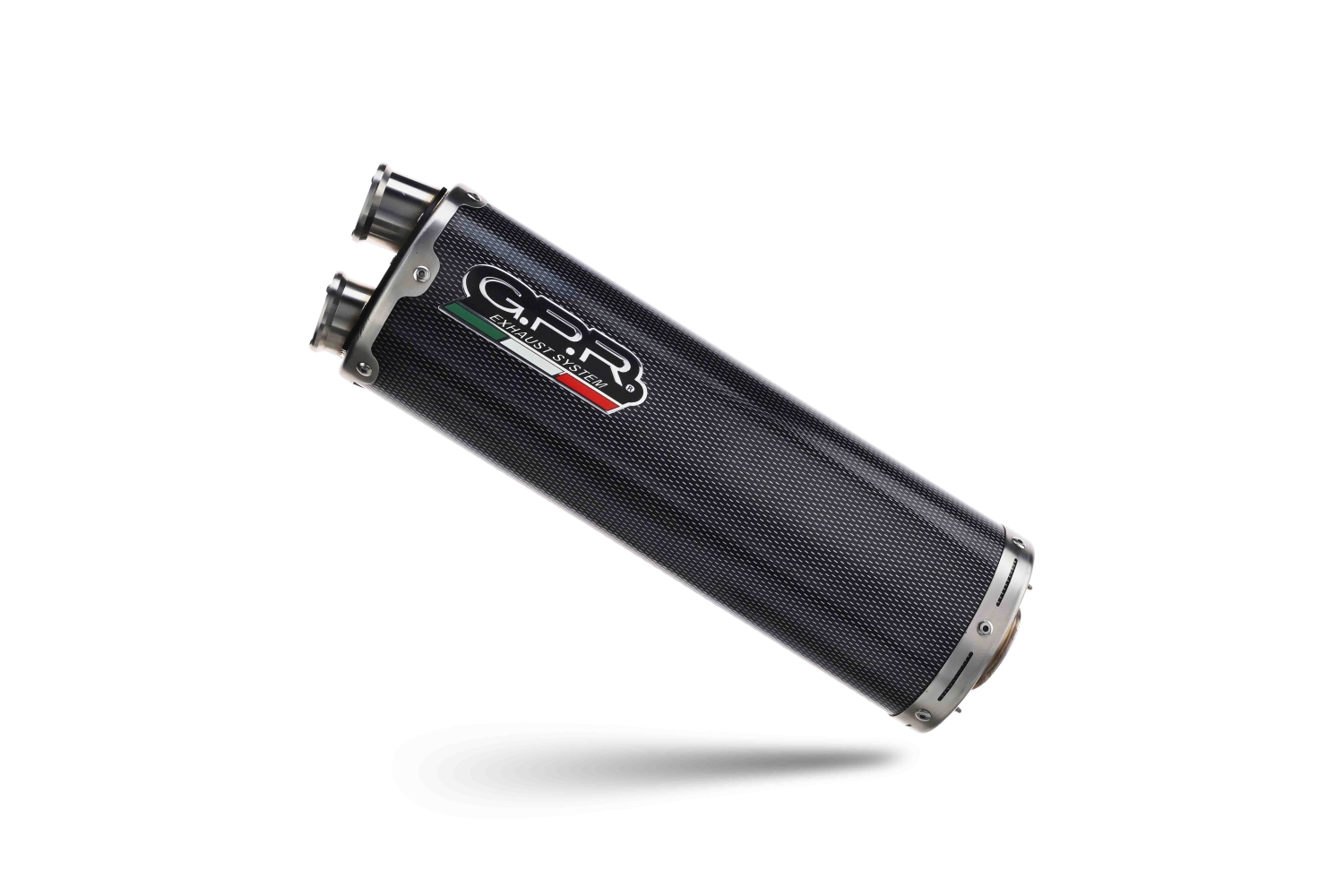Esapament GPR compatibil cu Benelli Trk 502 2021 Evacuare slip-on omologata, inclusiv db killer detașabil, cot de legătură și catalizator,Dual Poppy