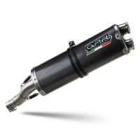 Esapament GPR compatibil cu Voge 650DSX 2021 Evacuare slip-on omologata, inclusiv db killer detașabil, cot de legătură și catalizator,Dual Poppy