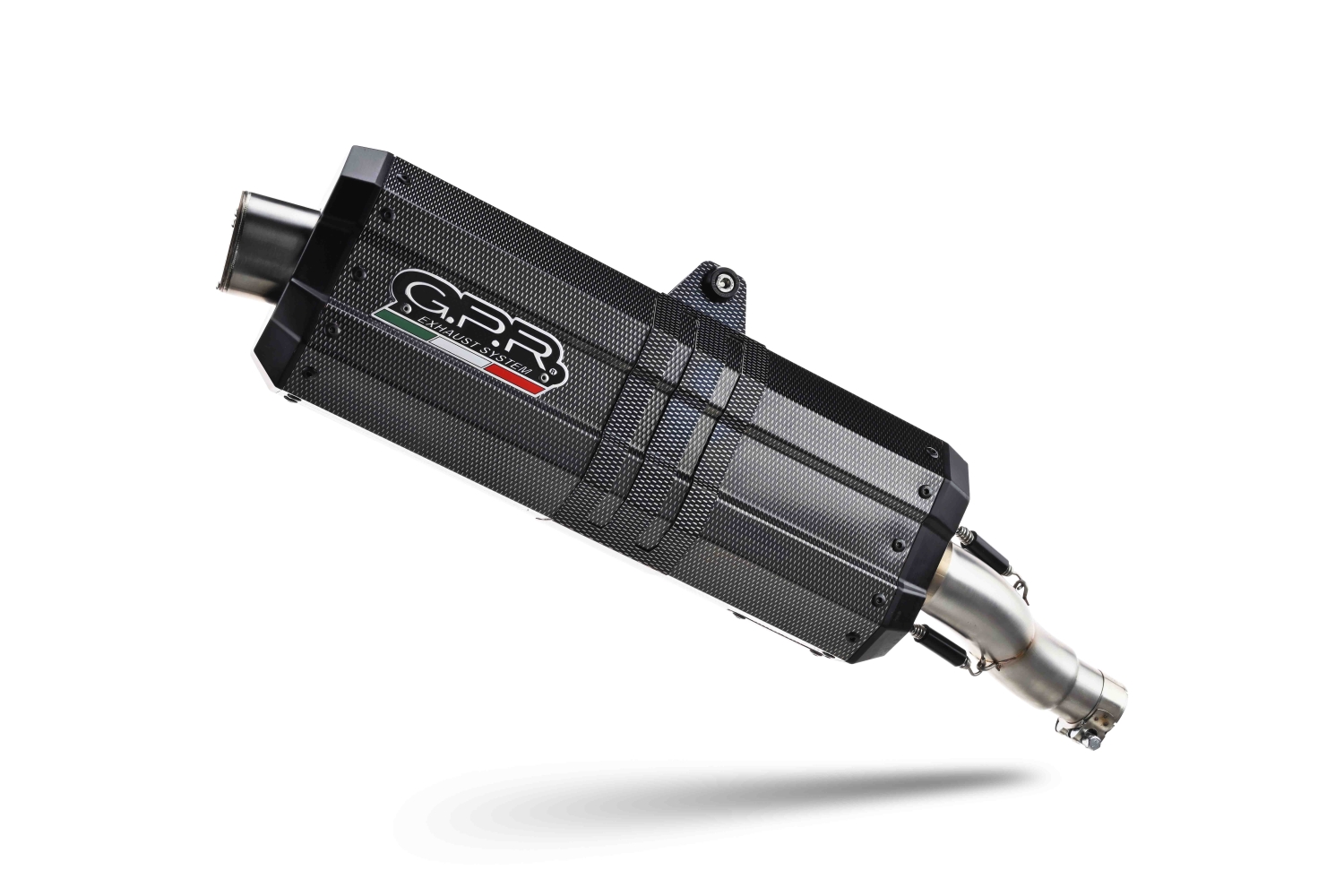 Esapament GPR compatibil cu Ktm LC 8 Super Adventure 1290  R 2021 Sistem complet de evacuare legal omologat, inclusiv db killer și catalizator detașabil,Sonic Poppy