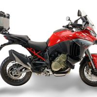  Ducati Multistrada V4 - V4S 2025/2026 GPR TECH Top case in Titanium , Titanium Natural color with specific plate included Capacity 35 LT.