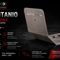 GPR TECH compatible with  F.B. Mondial Smx 125 Enduro 2018/2020 e4 Supermoto 2018/2020 e4 GPR TECH Titanium Skid plate 